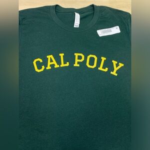 Cal Poly State University T-Shirt Hunter Green Small California Polytechnic